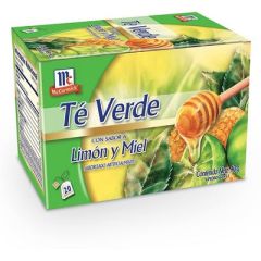 TE VERDE CON LIMON Y MIEL MCCORMICK 20 BOLSITAS