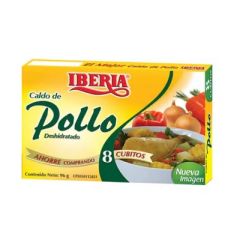 CUBITOS DE CALDO DE POLLO IBERIA 8UN