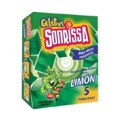 GELATINA SABOR LIMON SONRISSA 66G