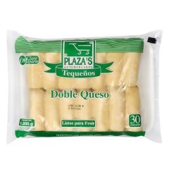 TEQUEÑOS PLAZAS DOBLE QUESO 30UN