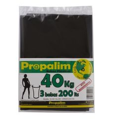 BOLSAS DE BASURA NEGRAS EXTRA FUERTE PROPALIM TIPO B 200L