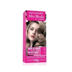 TINTE ALFAPARF KIT DE 150G RUBIO CLARO CENIZA 8.1