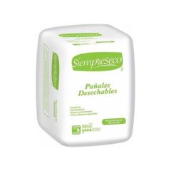 PAÑALES PARA ADULTOS SIEMPRE SECO BASICO TALLA M X 6UN