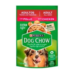 SOBRE DOG CHOW ADULTOS TODOS LOS TAMAÑOS SABOR POLLO 100G