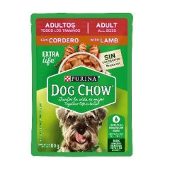 SOBRE DOG CHOW ADULTOS TODOS TAMAÑOS CORDERO DE 100G