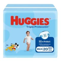 PANAL HUGGIES TRIPLE PROTECCION XG 20UN