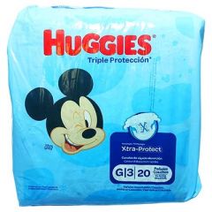 HUGGIES TRIPLE PROTECCION G 20UN